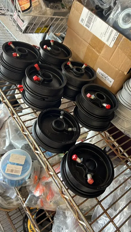Cable drums by Green Garage Doors