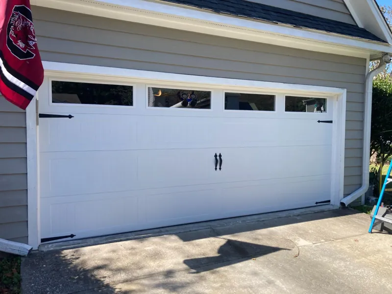 New carriage door by Green Garage Doors