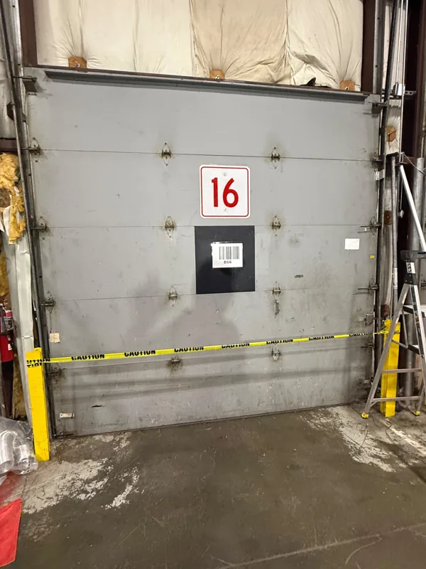 Commercial dock door by Green Garage Doors