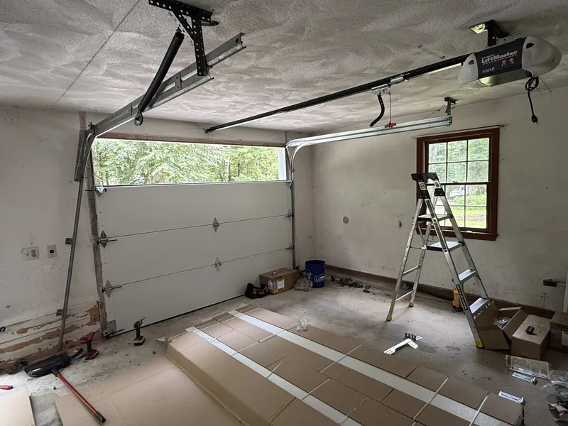 New door installation, Green Garage Doors