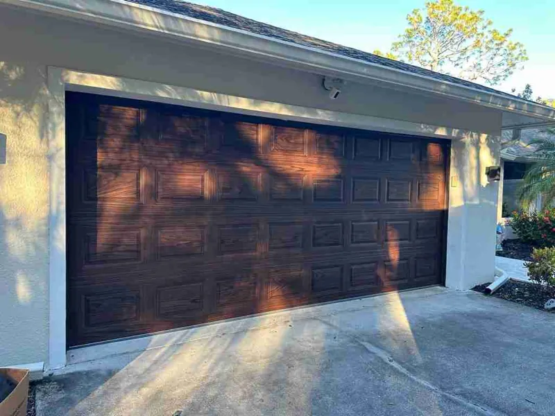 Finished door by Green Garage Doors