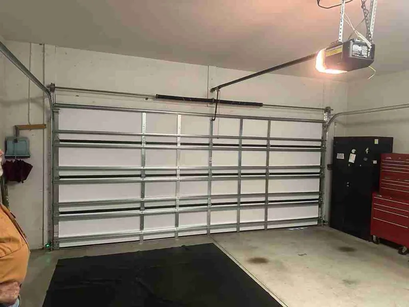 Finished interior by Green Garage Doors