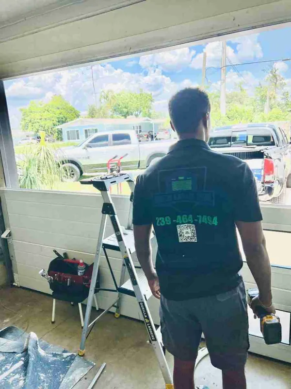 Install in progress by Green Garage Doors