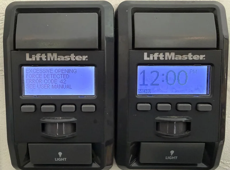Wall control diagnostics by Green Garage Doors