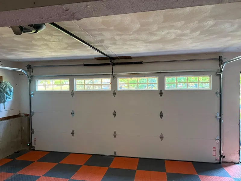 New door with windows by Green Garage Doors