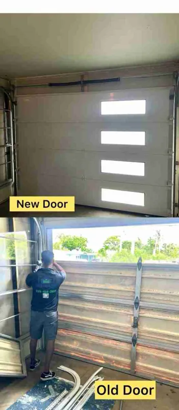 Old door, new door by Green Garage Doors