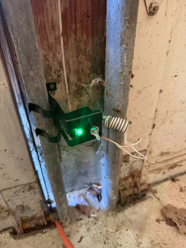 Safety sensors by Green Garage Doors