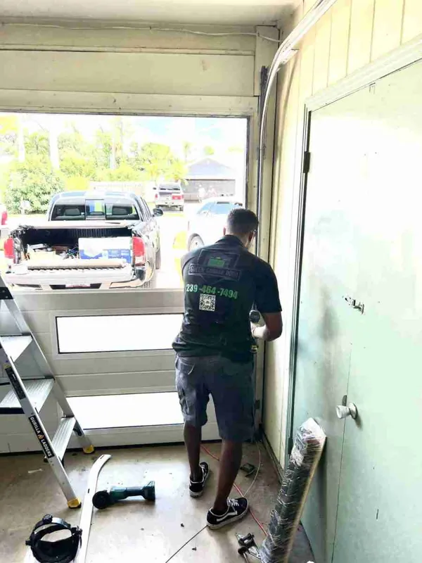 Final check by Green Garage Doors