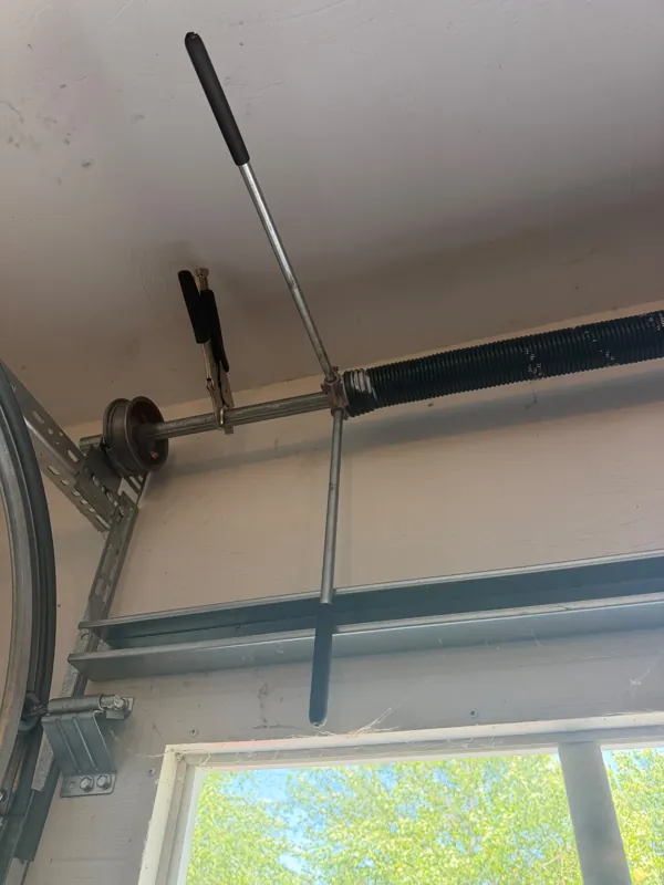 Torsion spring work by Green Garage Doors