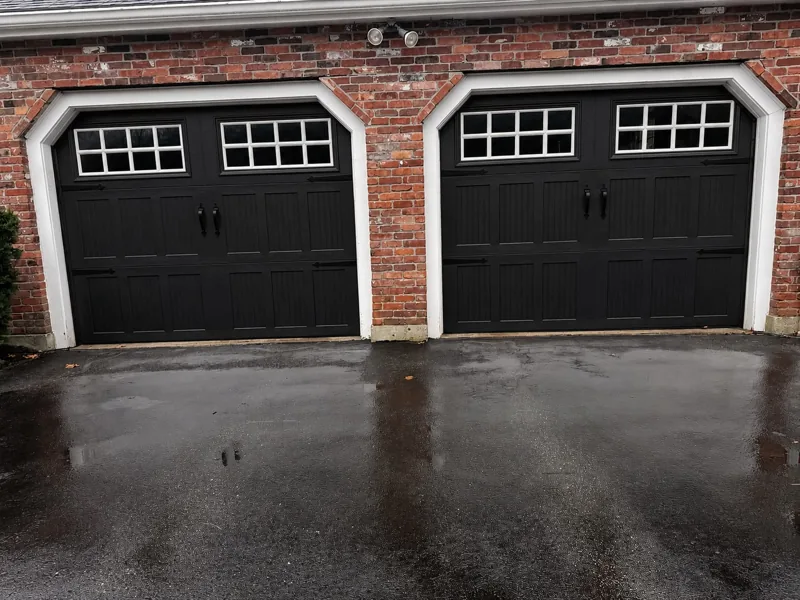 Two carriage doors